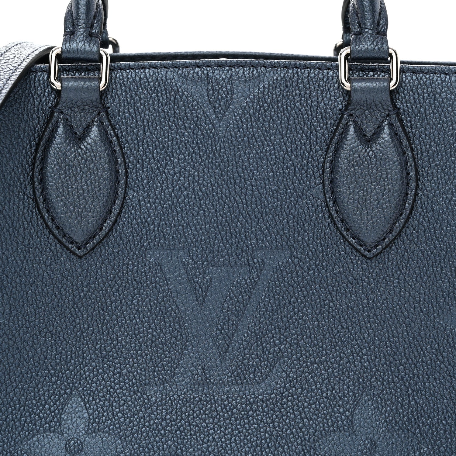 Metallic Empreinte Monogram Giant Onthego PM Navy Nacre