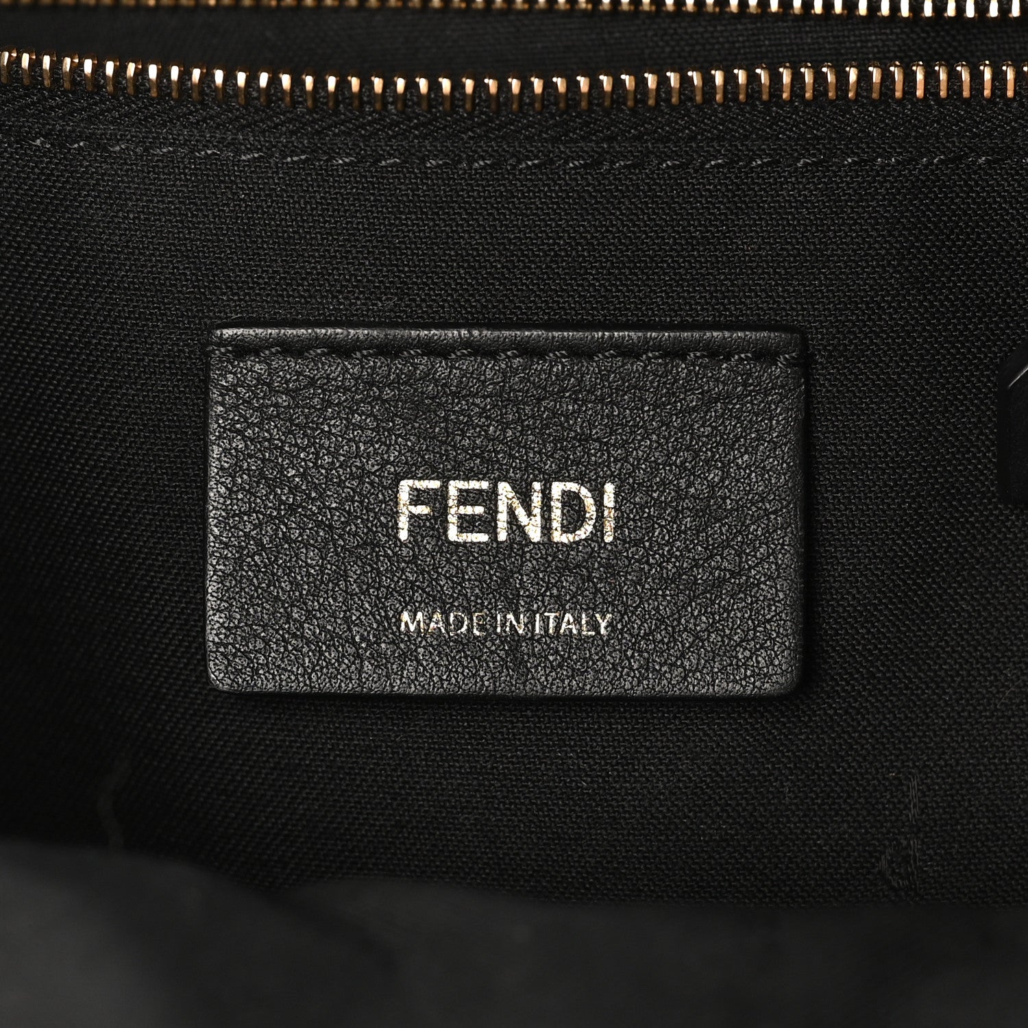Vitello Bi-Color FF 1974 Embossed Mini Backpack Maya Black