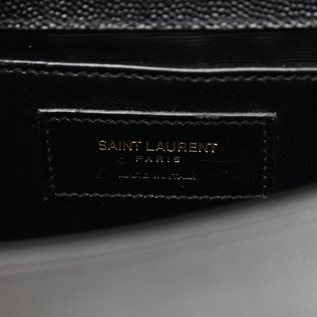 Grain De Poudre Small Classic Monogram Kate Satchel Black