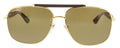 Bulgari Gold Rectangular BV5040K 393/83 Sunglasses