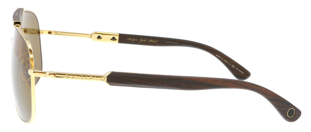 Bulgari Gold Rectangular BV5040K 393/83 Sunglasses