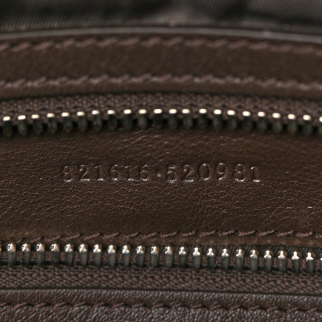 GG Monogram Large Crossbody Bag Dark Brown