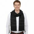 Roberto Cavalli ESZ063 05001 Grey Wool Blend Signature Mens Scarf