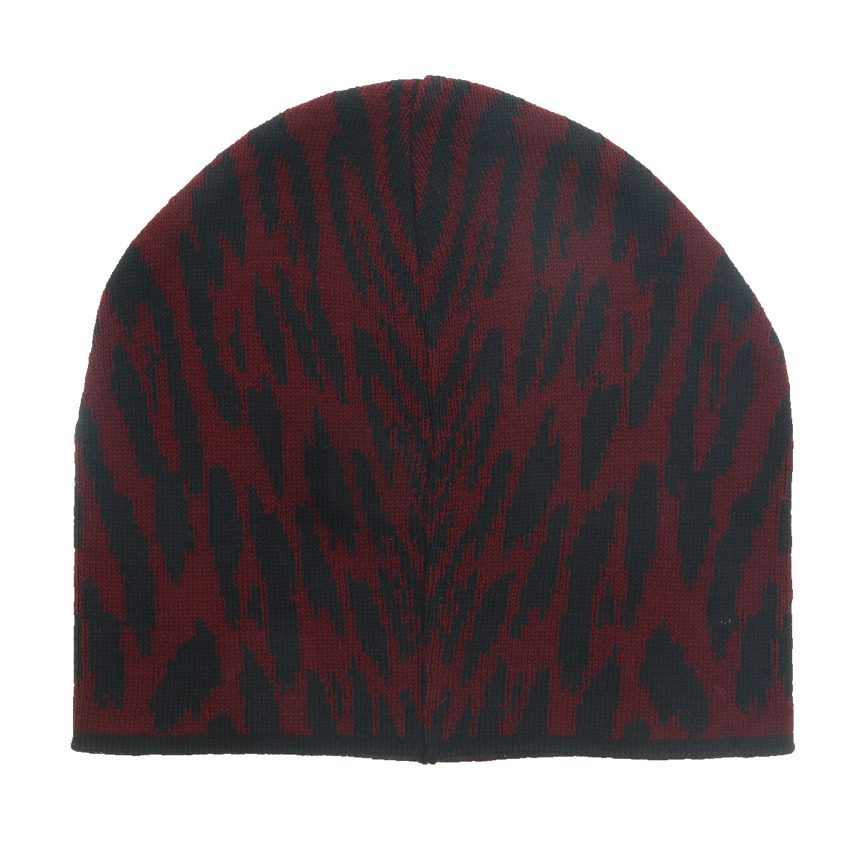 Roberto Cavalli  ESZ026 02000 Maroon Jaguar Beanie Hat