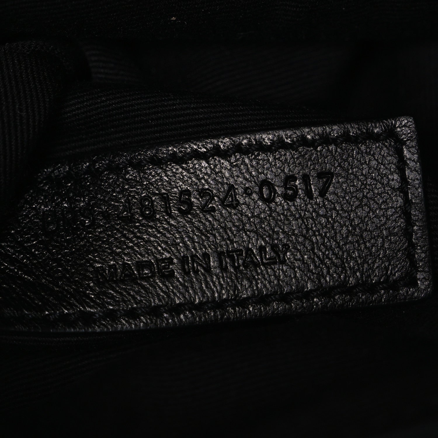 Grain De Poudre Monogram Toy West Hollywood Fold-Over Bag Black