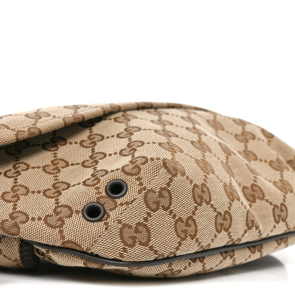 Monogram Large Belt Bag Beige Dark Brown