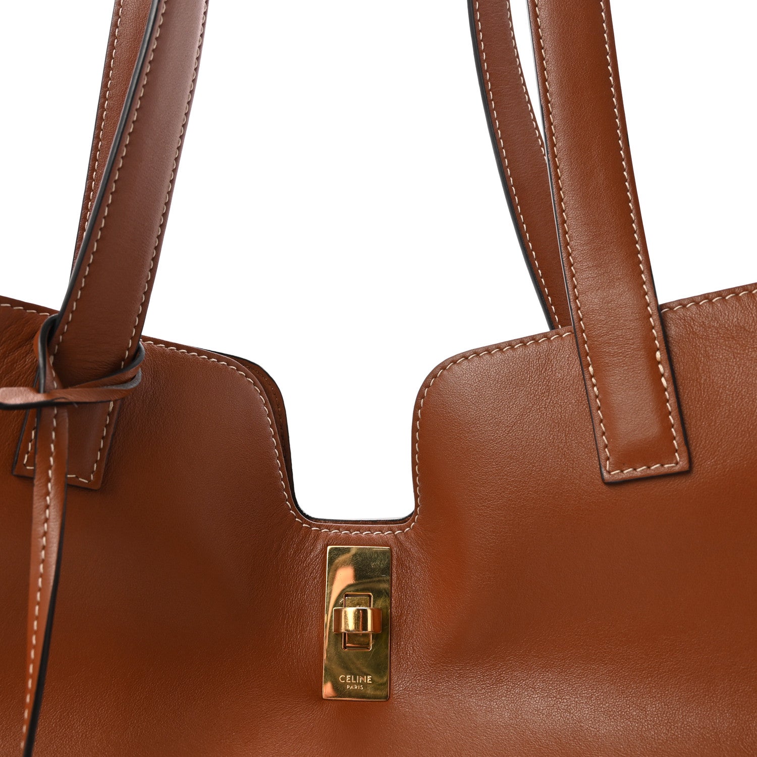 Smooth Calfskin Cabas 16 Bag Tan