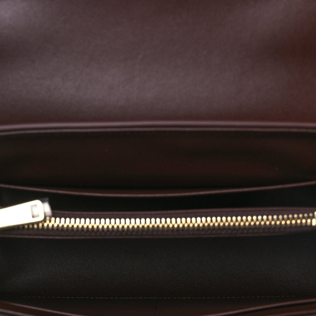 Grained Nubuck Calfskin Medium Nino Chestnut