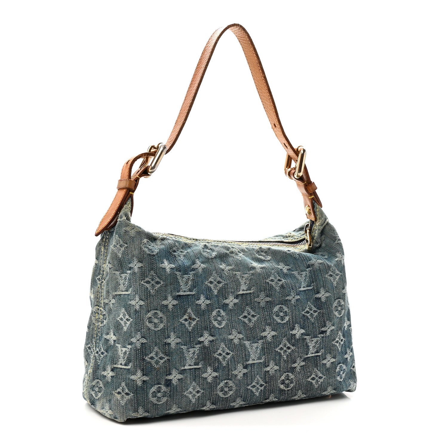 Monogram Denim Baggy PM Blue