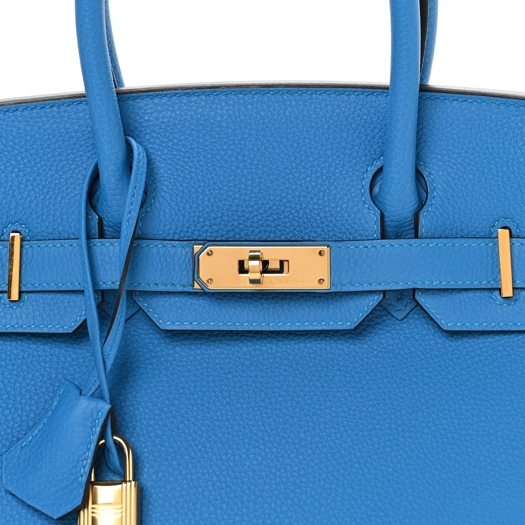 Togo BIRKIN 30 Bleu Zanzibar