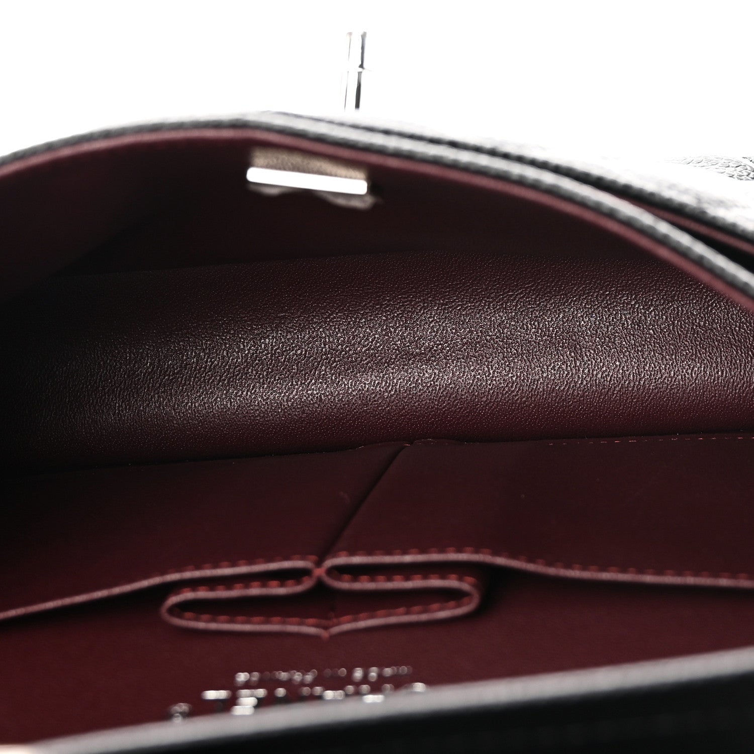 Caviar Quilted Small Double Flap Black