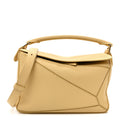 Calfskin Small Puzzle Bag Dark Butter