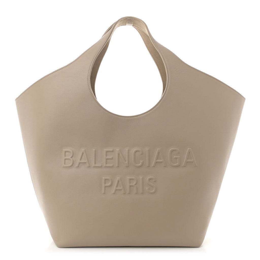 Smooth Calfskin Mary Kate Tote Taupe
