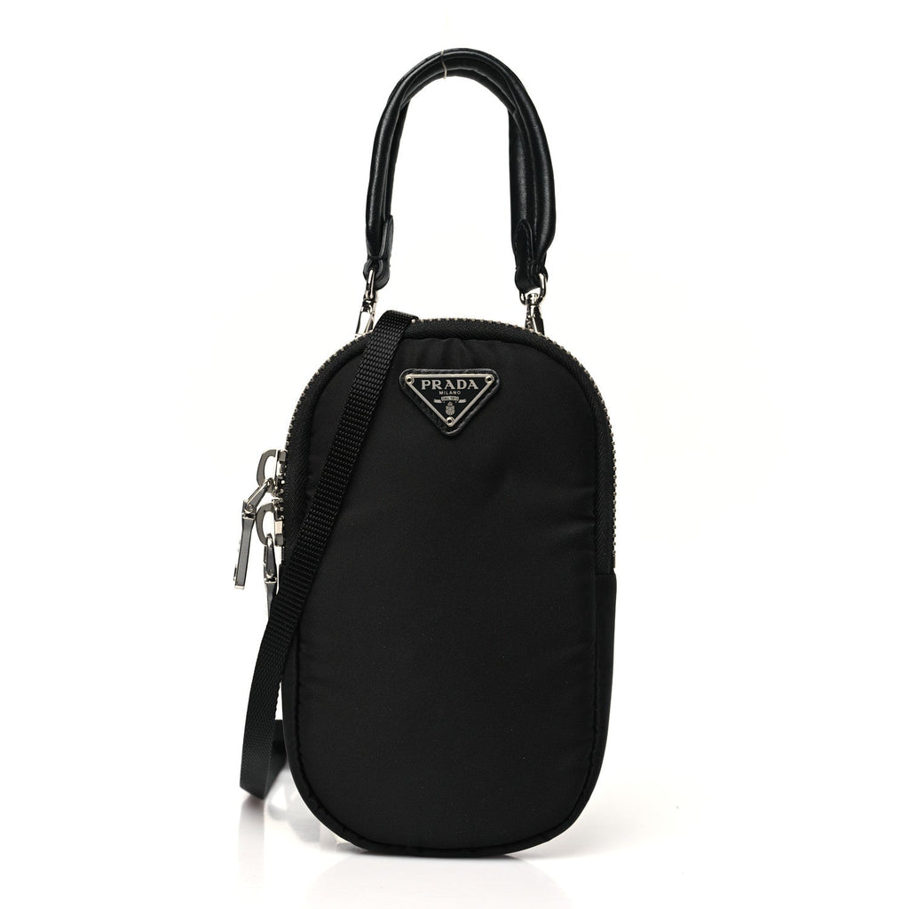 Tessuto Nylon Pocket Mini Bag Black