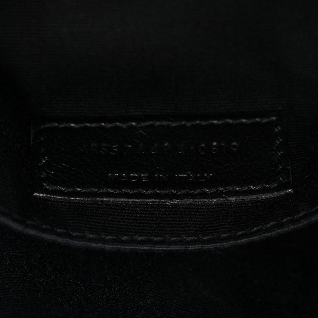 Calfskin Matelasse Monogram Lou Camera Bag Black