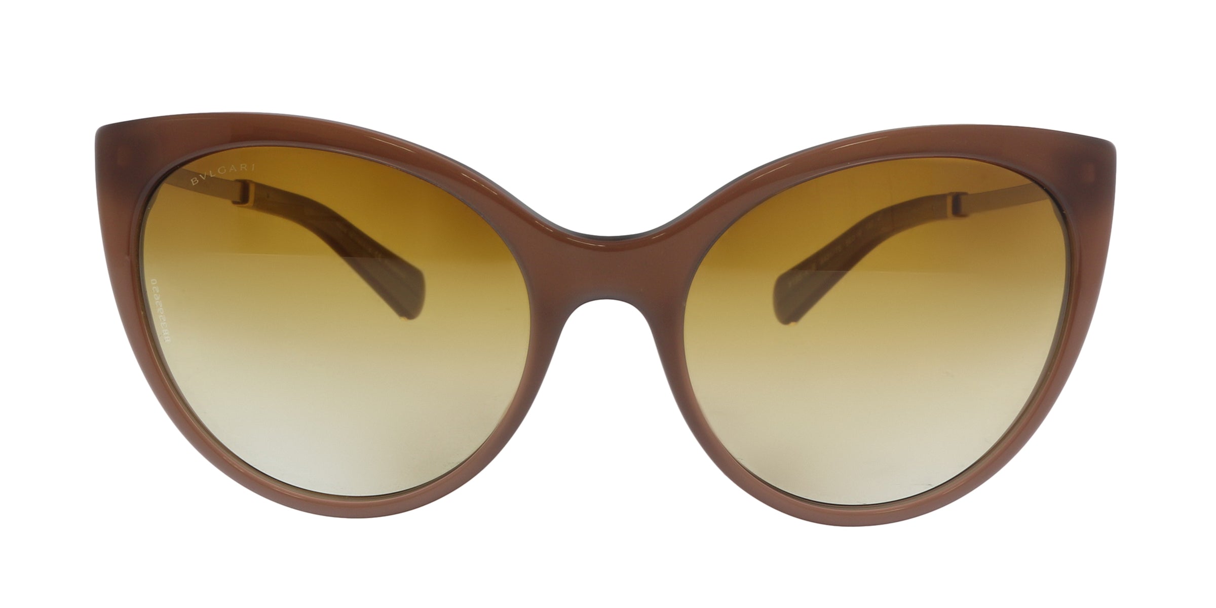 Bulgari Light Brown Cat Eye BV8195KB 5431T5 Sunglasses