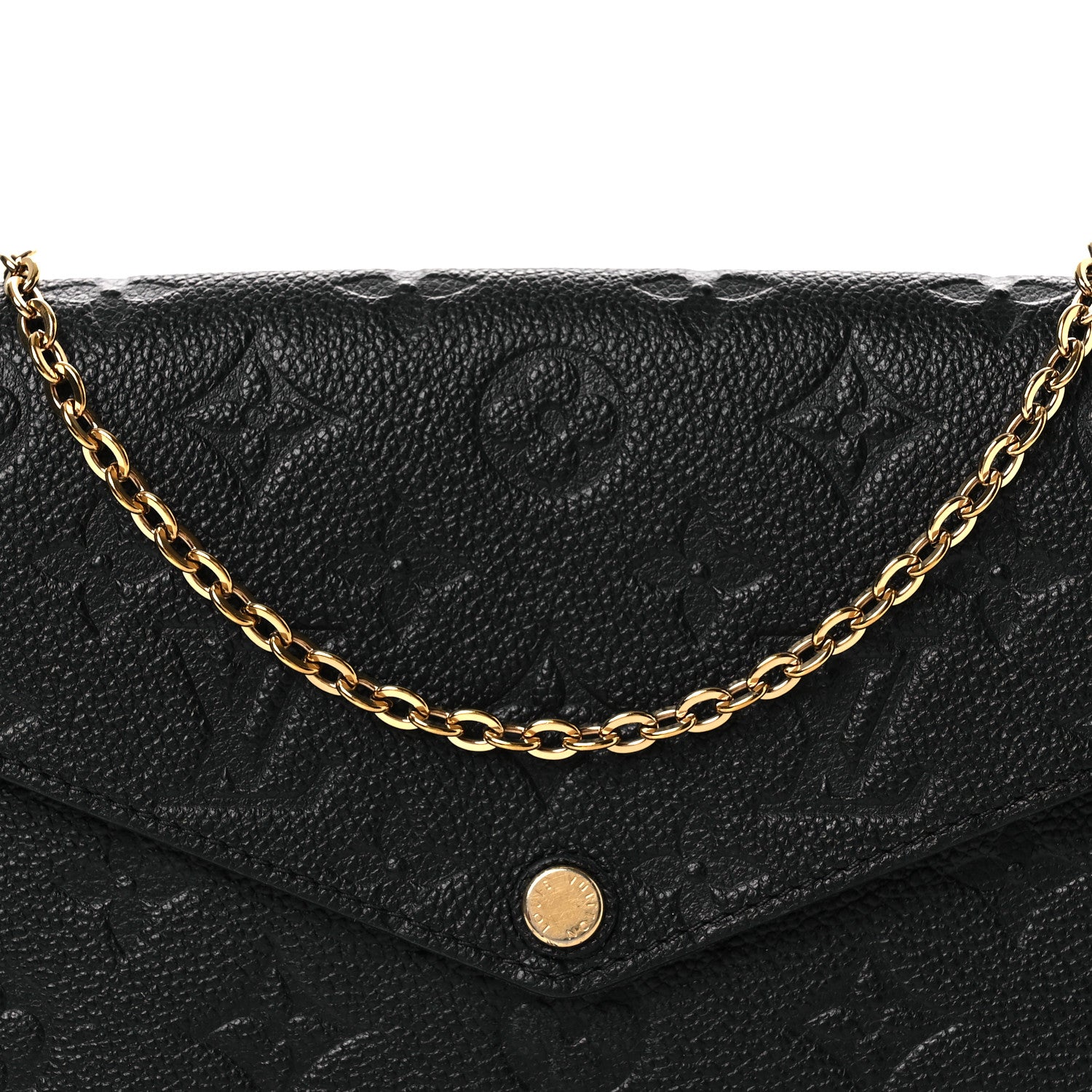Empreinte Pochette Felicie Chain Wallet Black