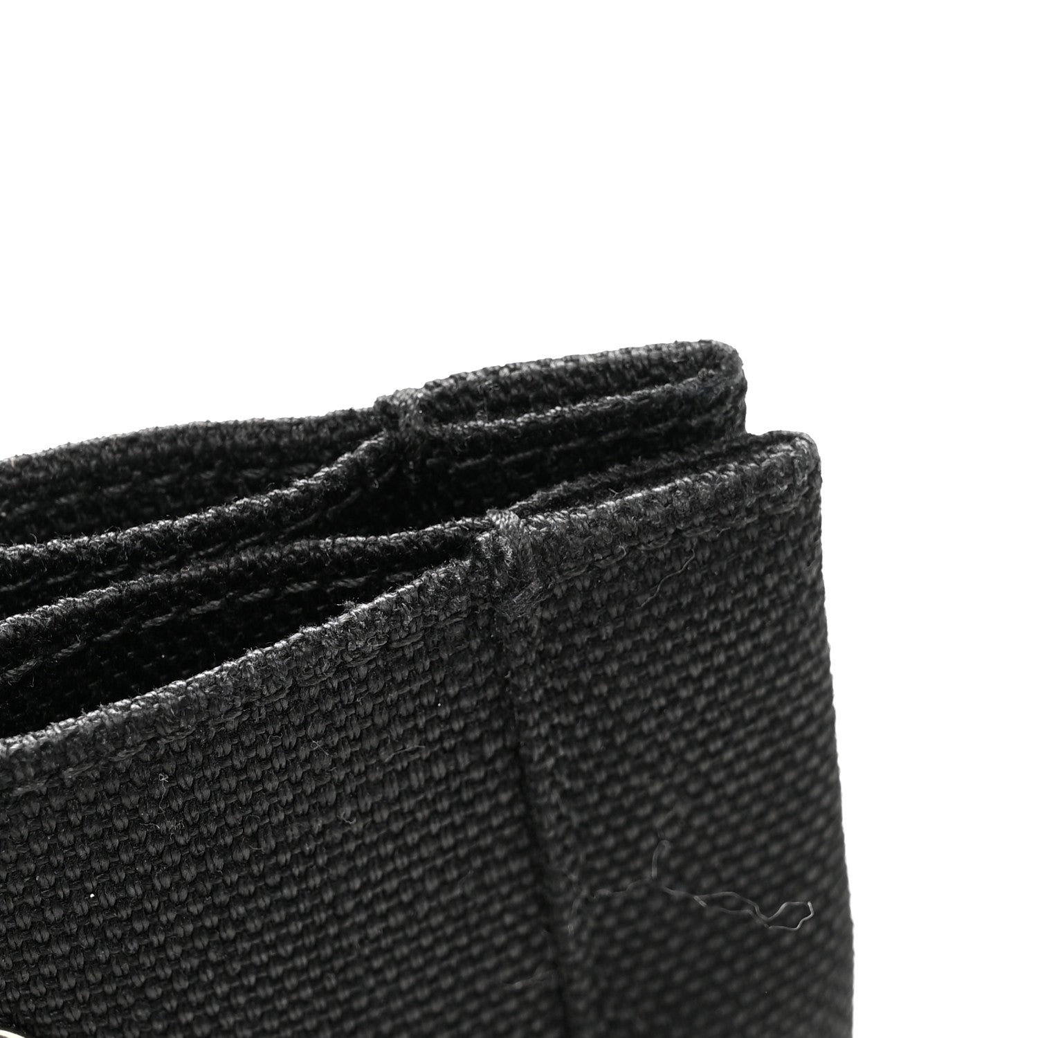 Raffia Linen Calfskin Small Rive Gauche Tote Black