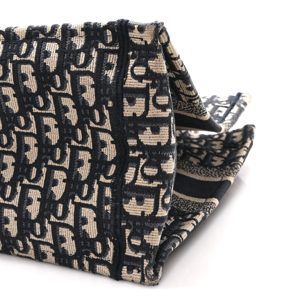 Oblique Medium Book Tote Blue Multicolor