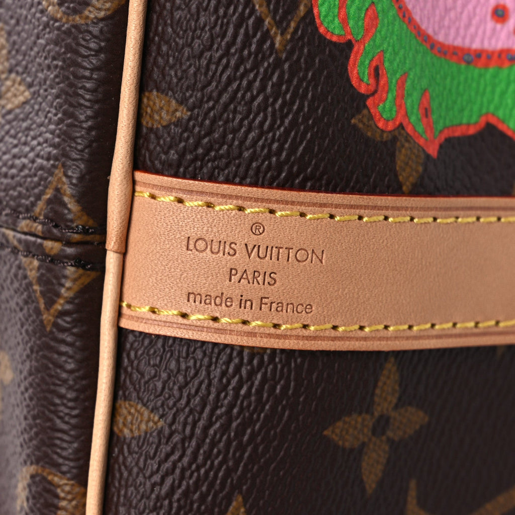 LV X YK Monogram Embroidered My Eternal Soul Speedy Bandouliere 25 Multicolor