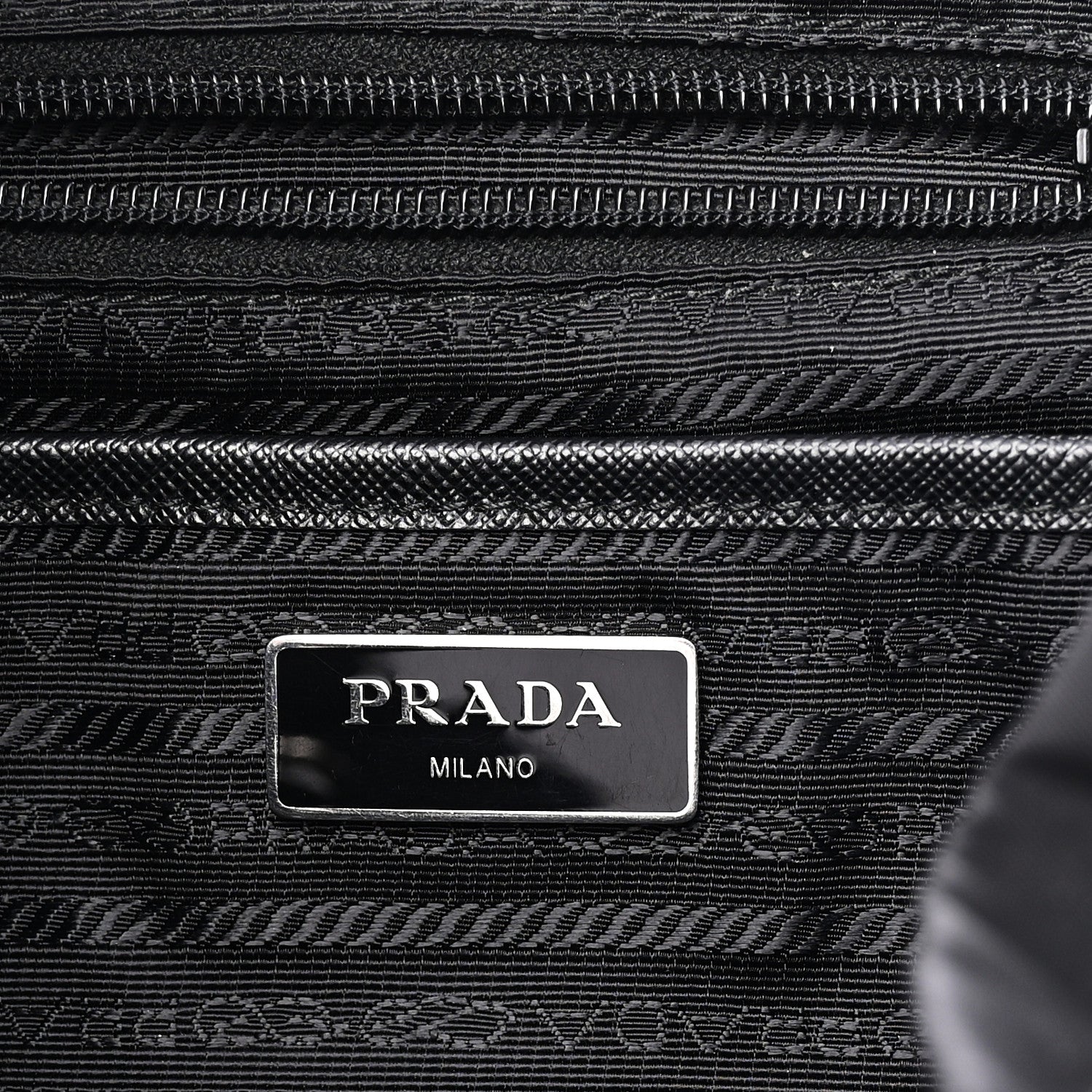 Nylon Vela Medium Backpack Black