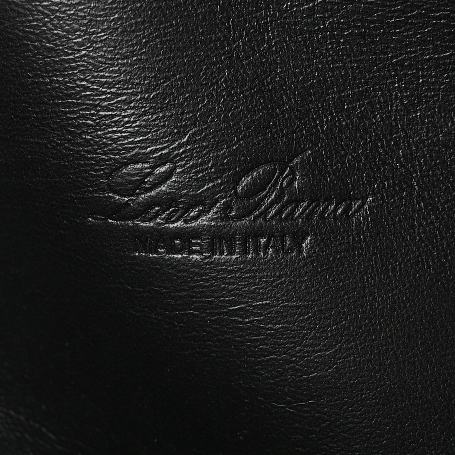 Nubuck L19 Extra Pocket Pouch Black Sun Gold