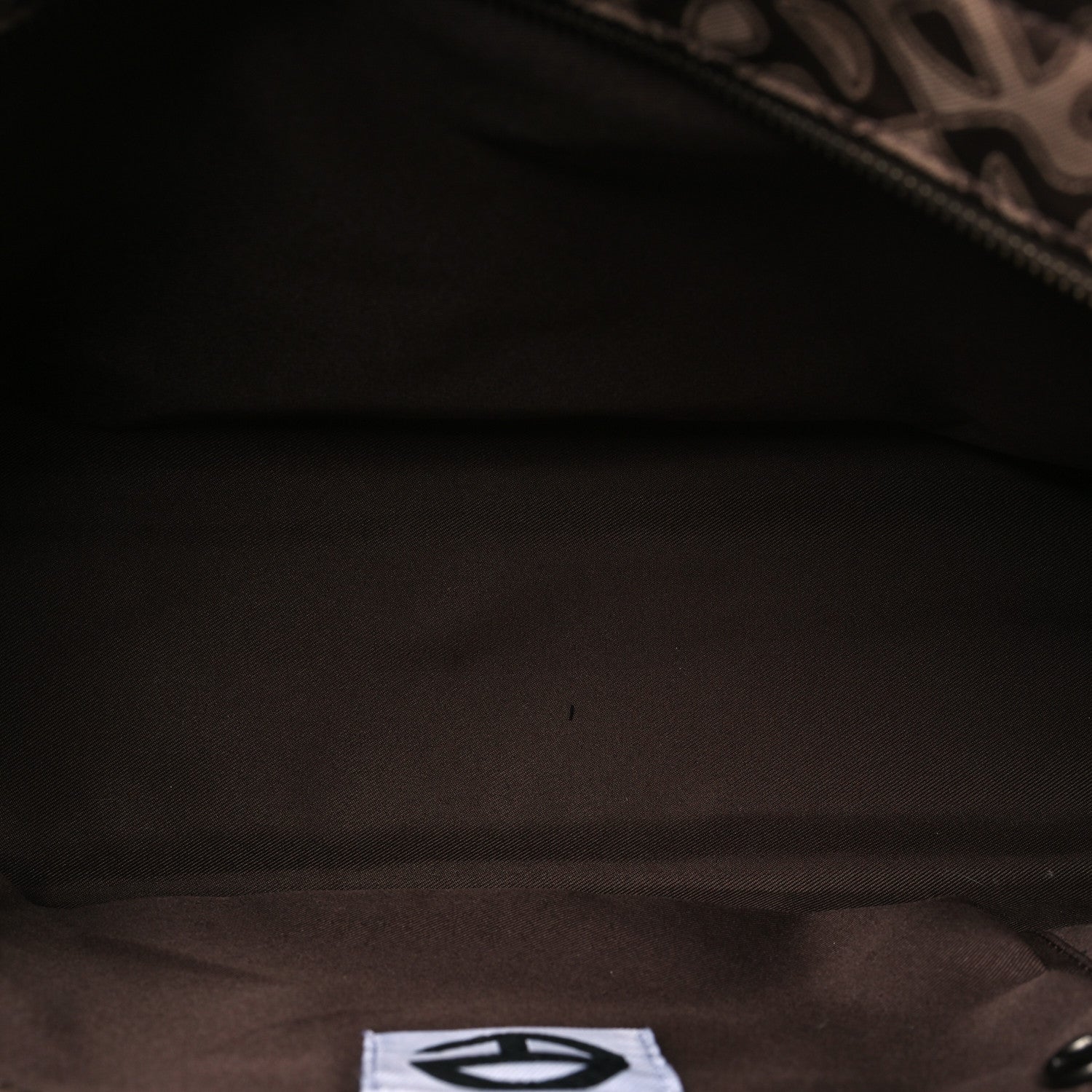 Monogram Jacquard Medium Shopping Bag Chocolate