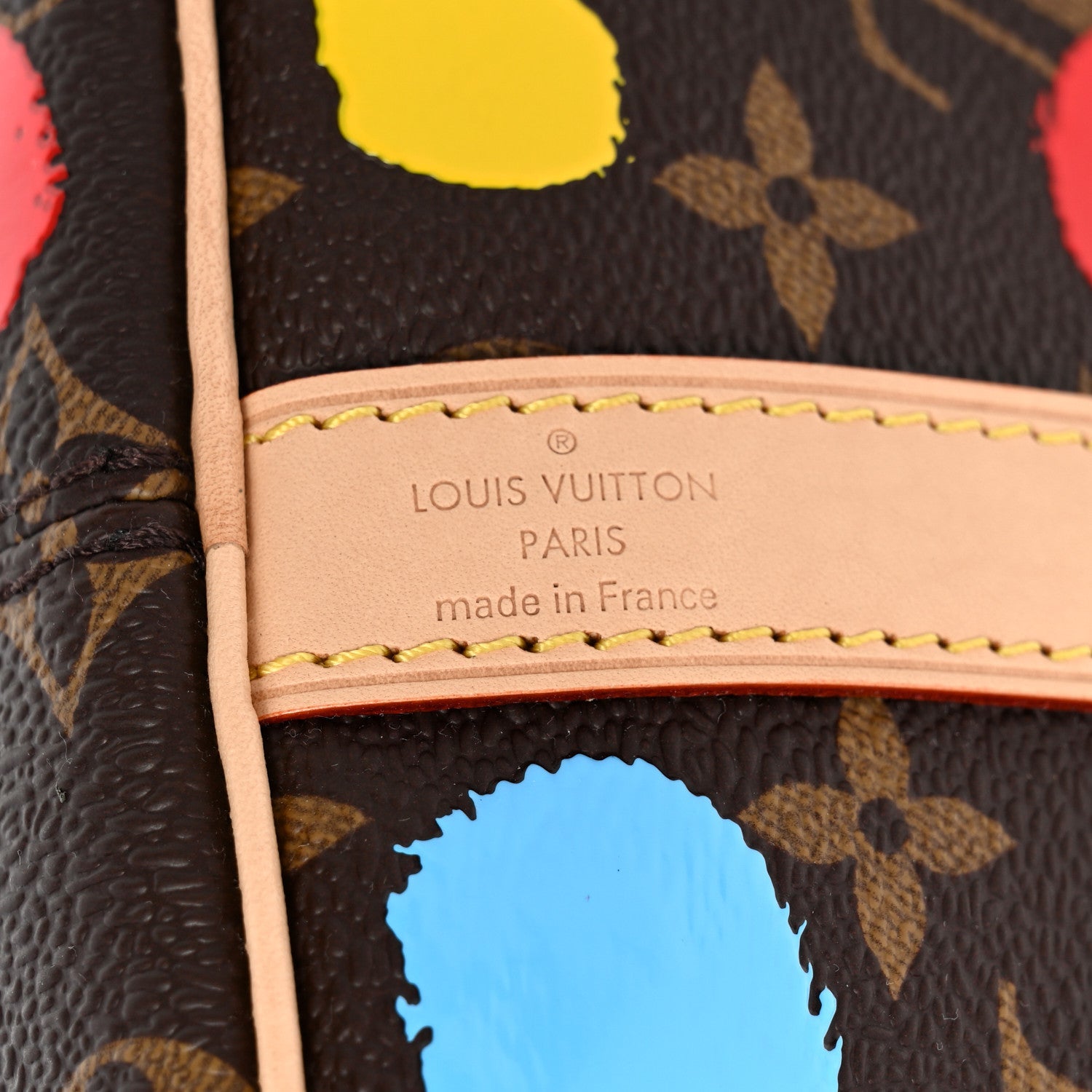 LV X YK Monogram Speedy Bandouliere 25 Multicolor