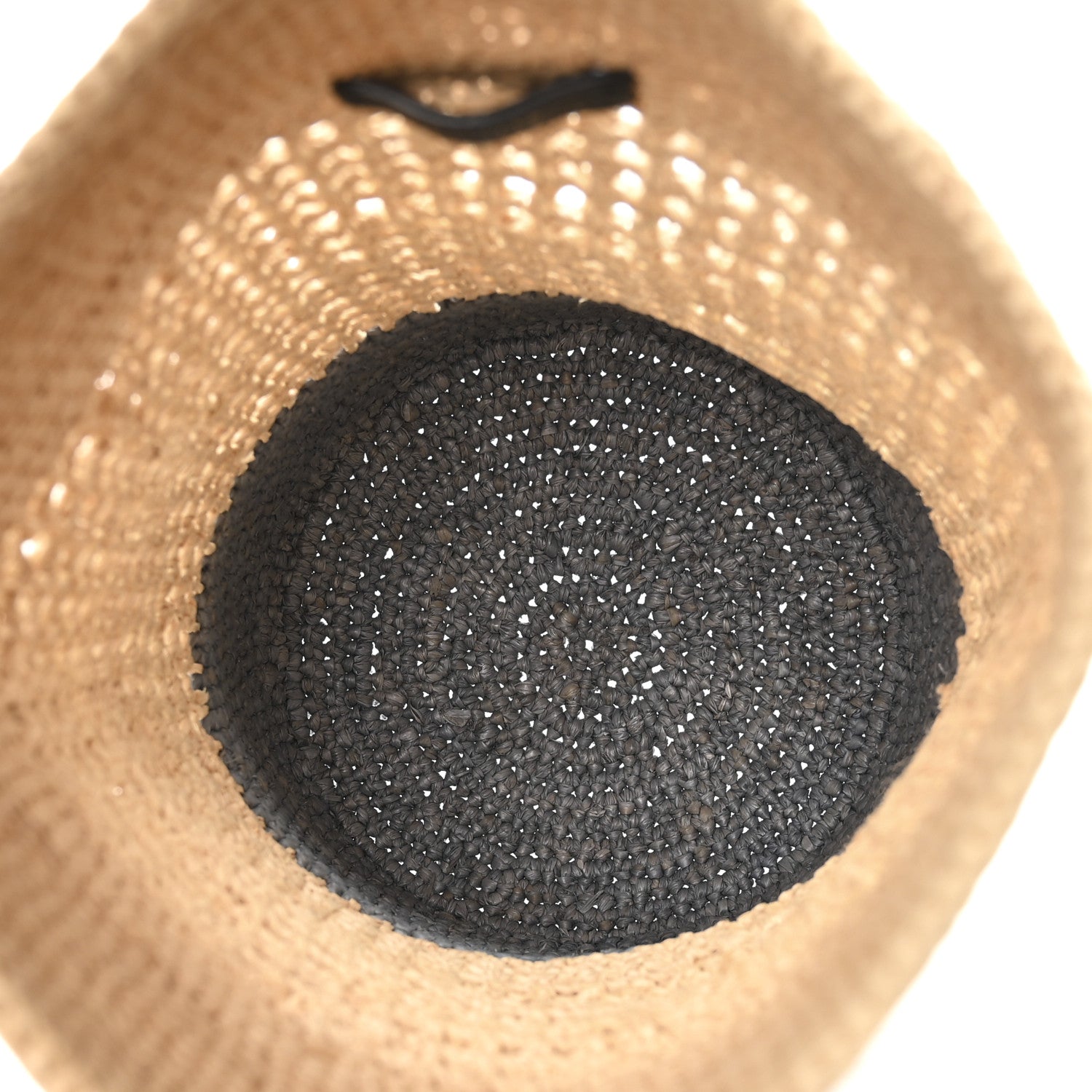 Raffia Small Billie Bucket Bag Natural