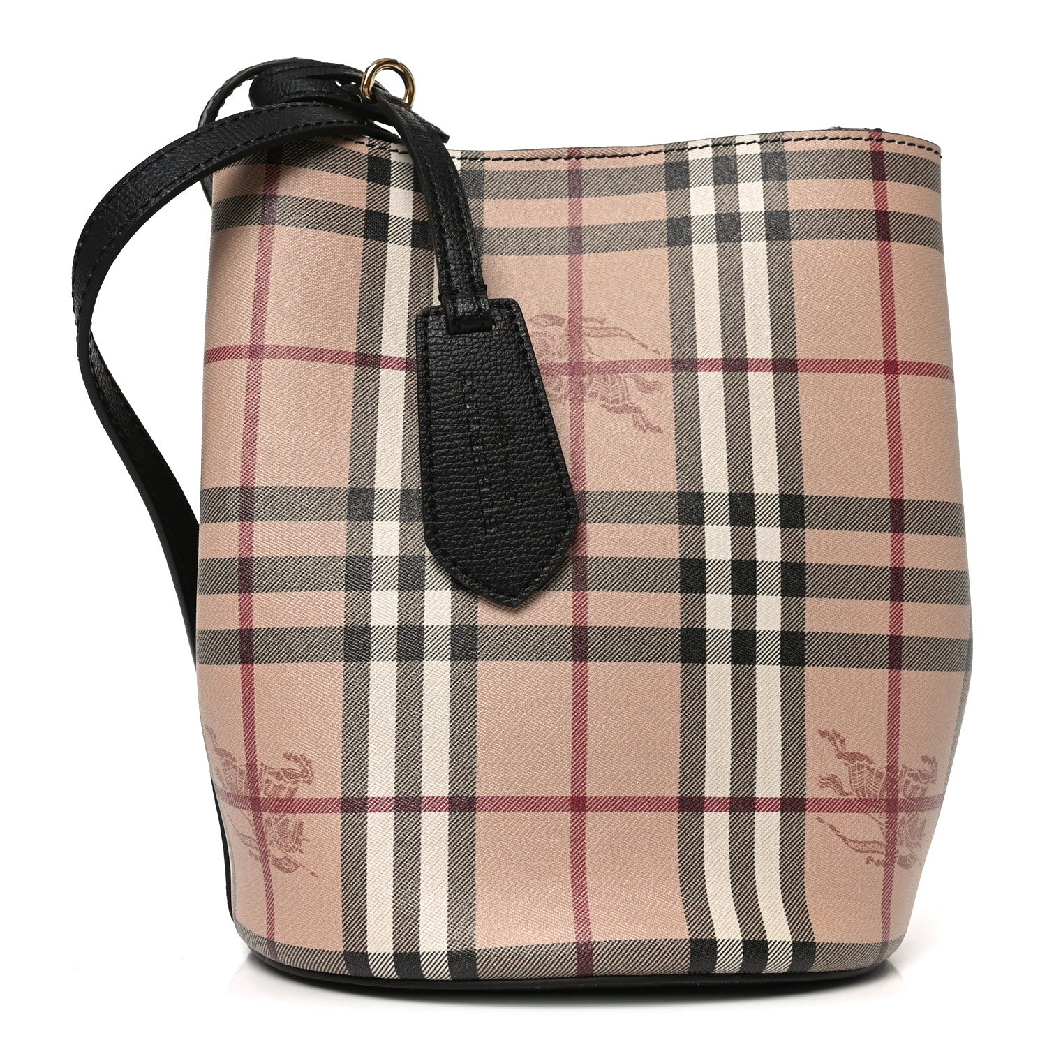 Haymarket Check Colours Small Lorne Bucket Crossbody Black