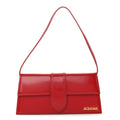 Glazed Calfskin Le Bambino Long Red
