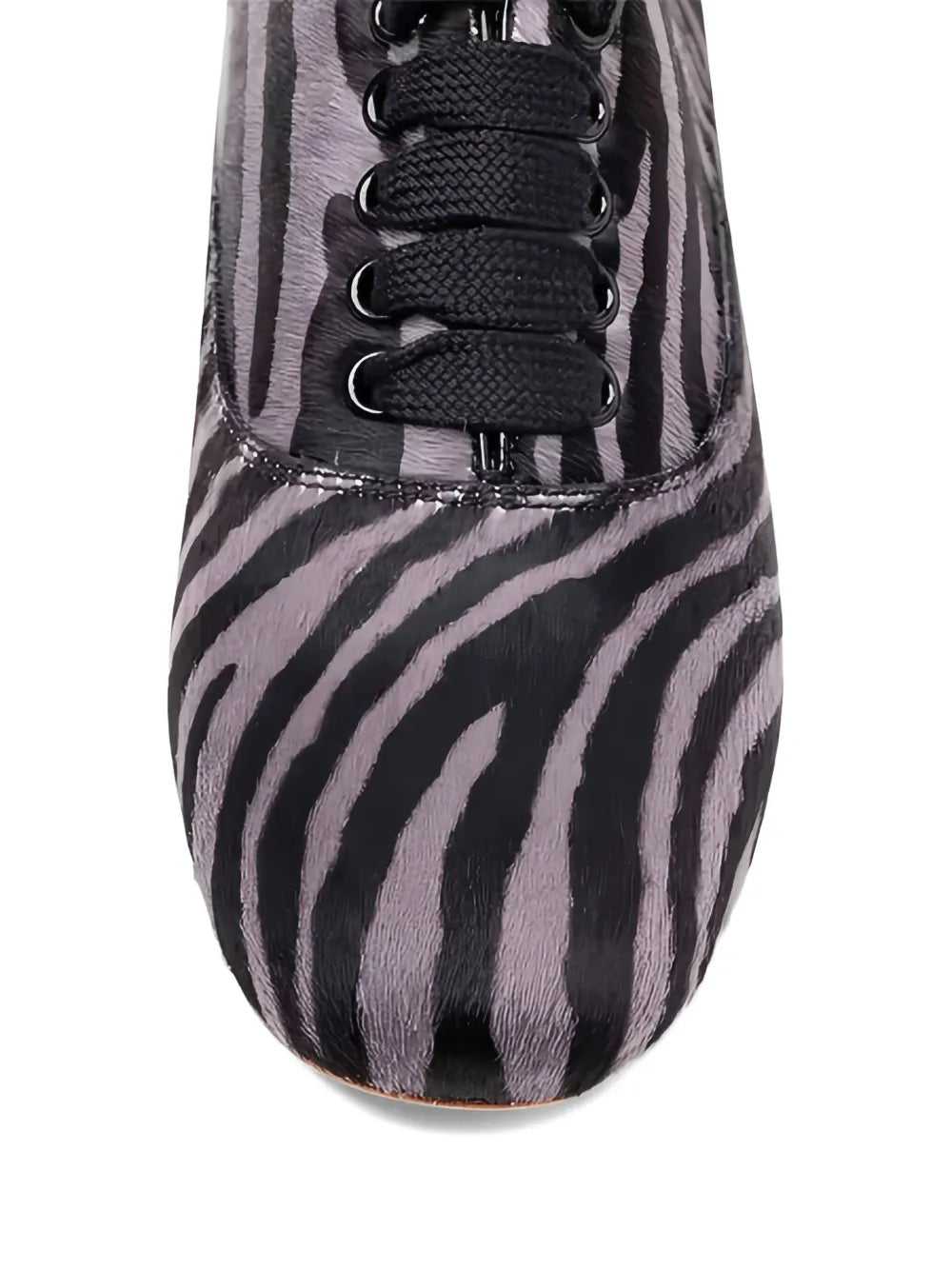 Hogan Zebra-Print Lace-Up Sneakers