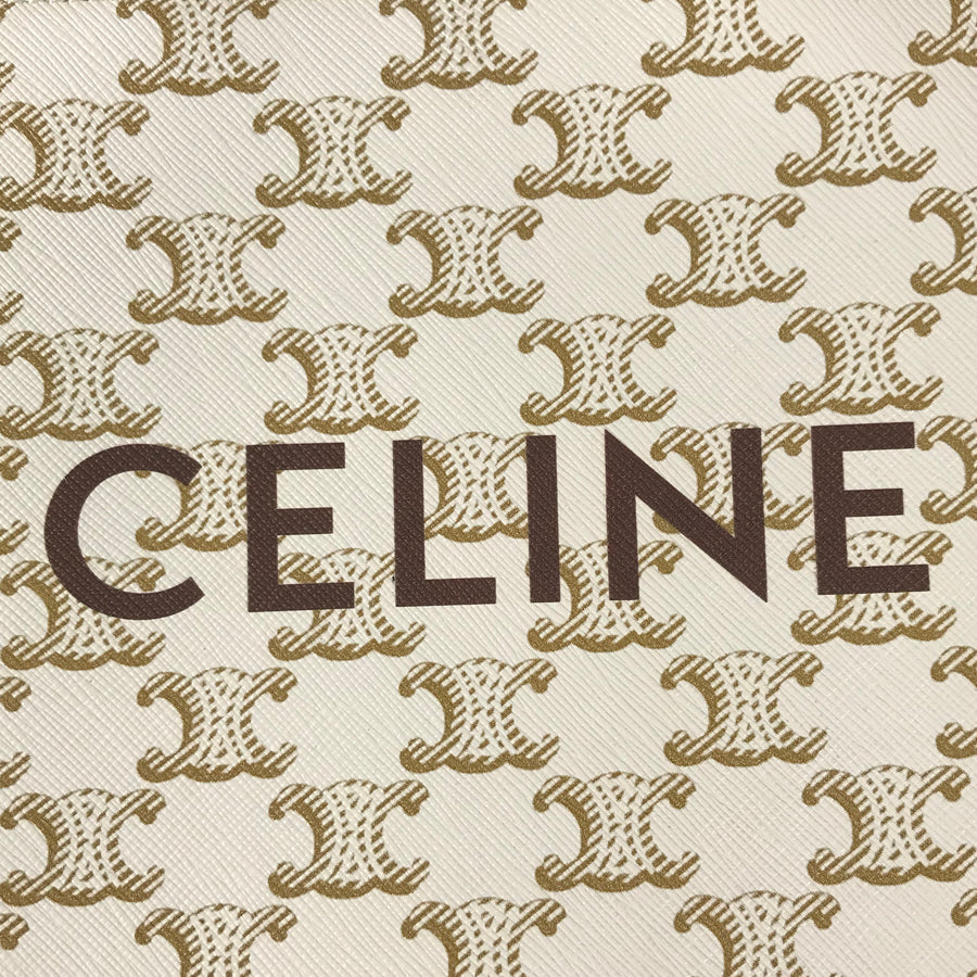 CELINE Triomphe mini vertical cover Hand bag