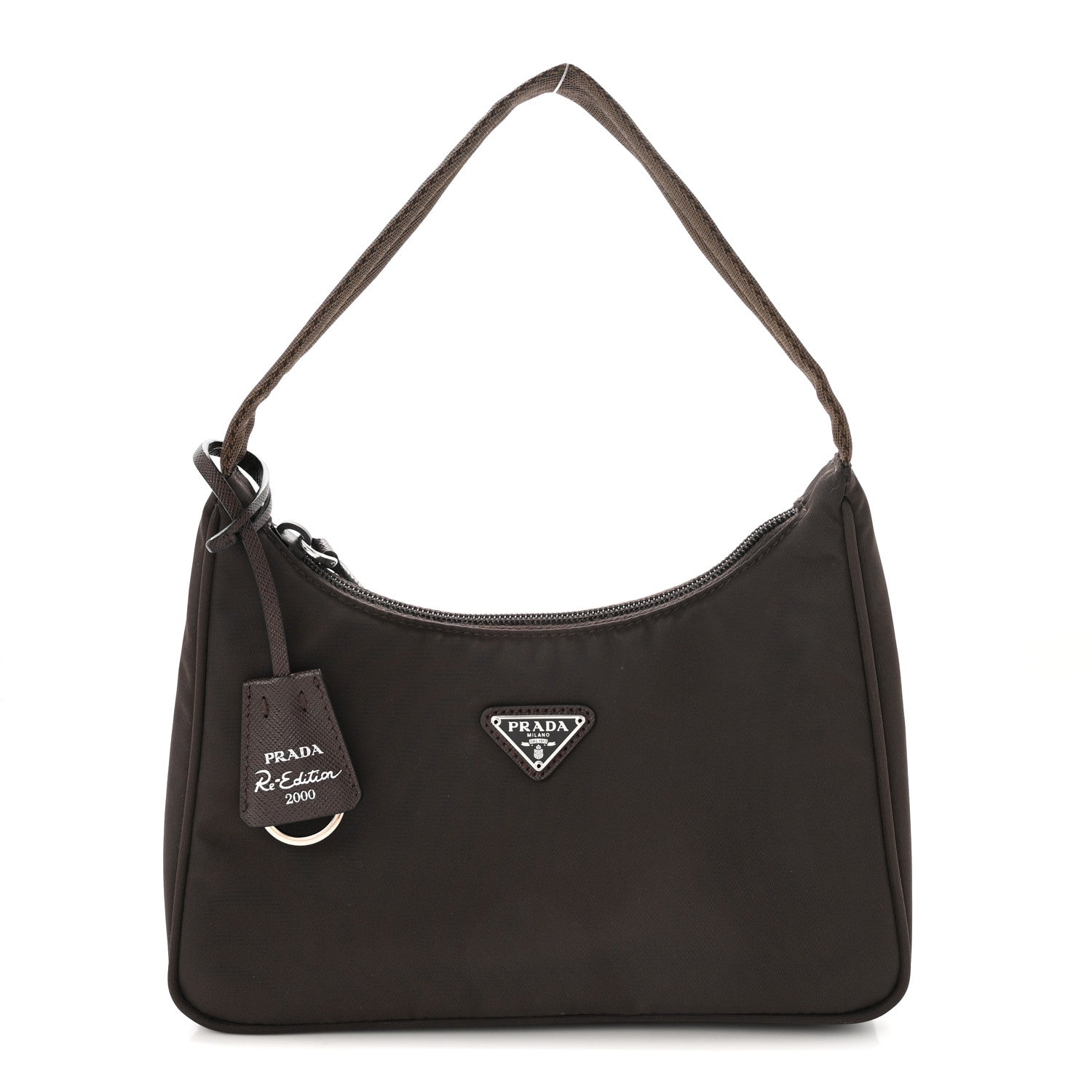 Tessuto Nylon Mini Re-Edition 2000 Bag Caffe