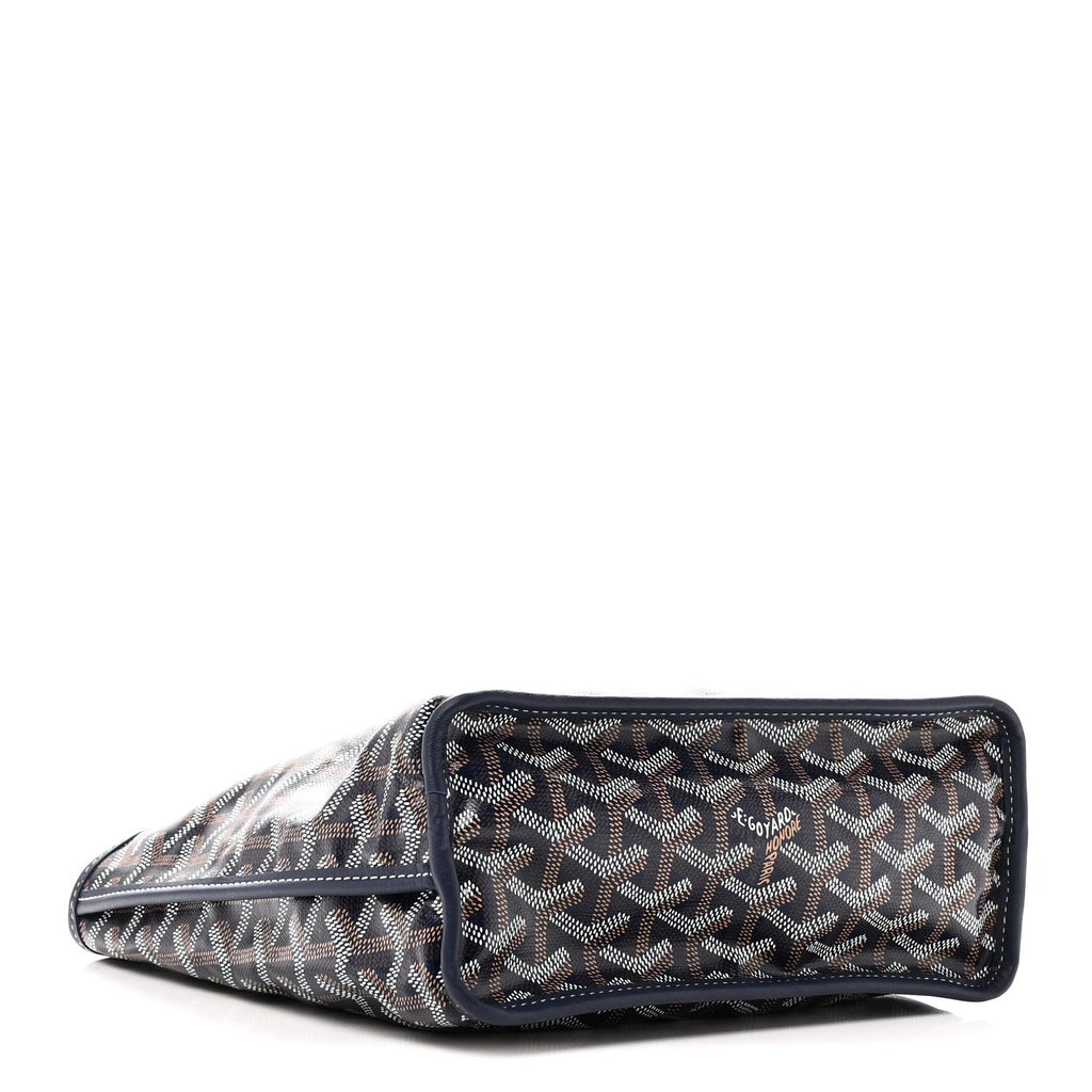 Goyardine Reversible Mini Anjou Navy