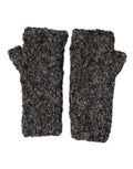 Dolce & Gabbana Gray Virgin Wool Knitted Fingerless Men Men's Gloves