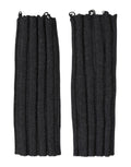 Dolce & Gabbana Black Virgin Wool Knitted Fingerless Men's Gloves