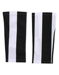 Dolce & Gabbana Black White Nylon Fingerless Wrist Length Women's Gloves
