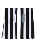 Dolce & Gabbana Black White Nylon Fingerless Wrist Length Women's Gloves