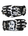 Dolce & Gabbana Women's Black White Crystal Wrist Length Mitten  Women's Gloves