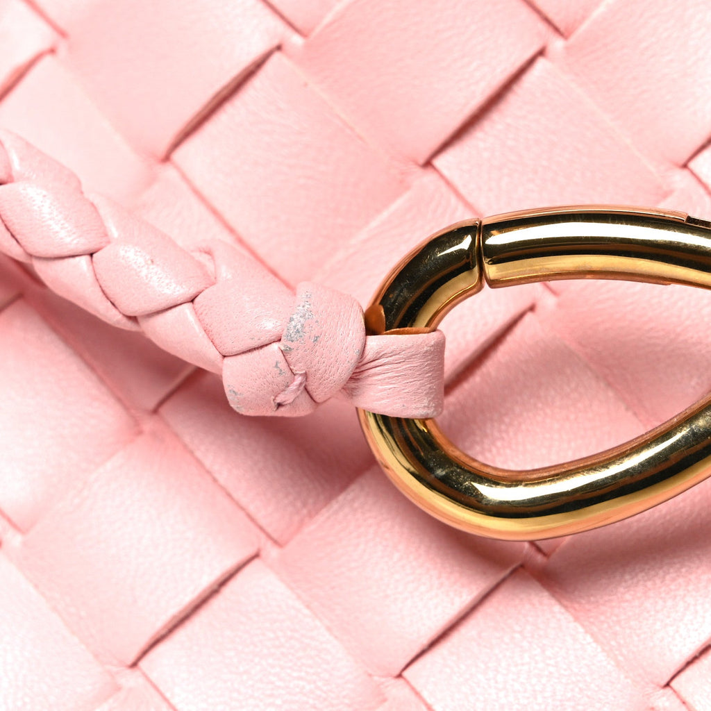 Nappa Intrecciato Small Andiamo Shoulder Bag Blush