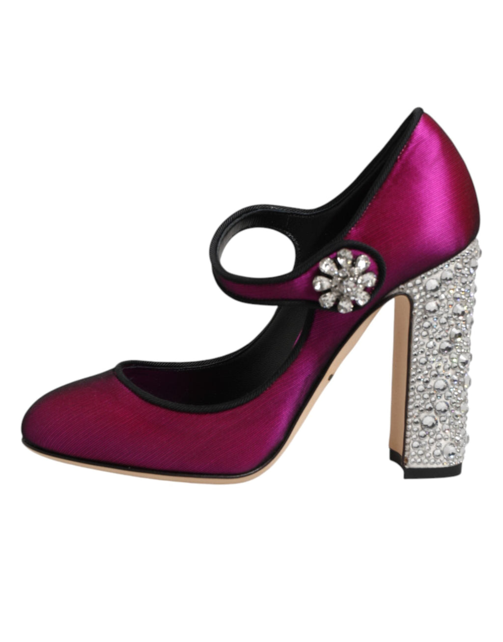 Dolce & Gabbana Pink Embellished High Heels Pumps Women's Shoes