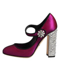 Dolce & Gabbana Pink Embellished High Heels Pumps Women's Shoes
