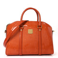 Monogram Patent Zip Top Tote Orange