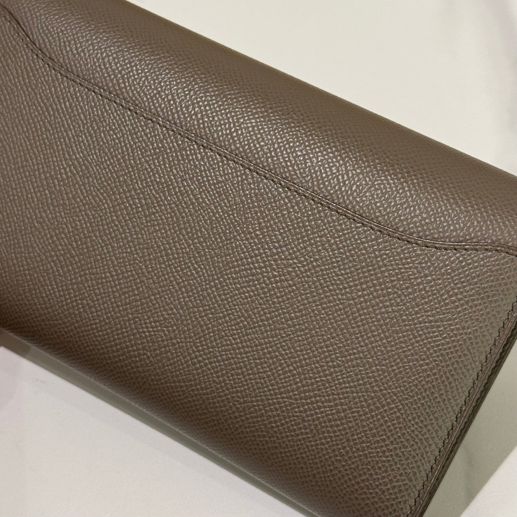 HERMES CONSTANCE TO GO (CTG) ELEPHANT GREY WITH SILVER HARDWARE Z STAMP
