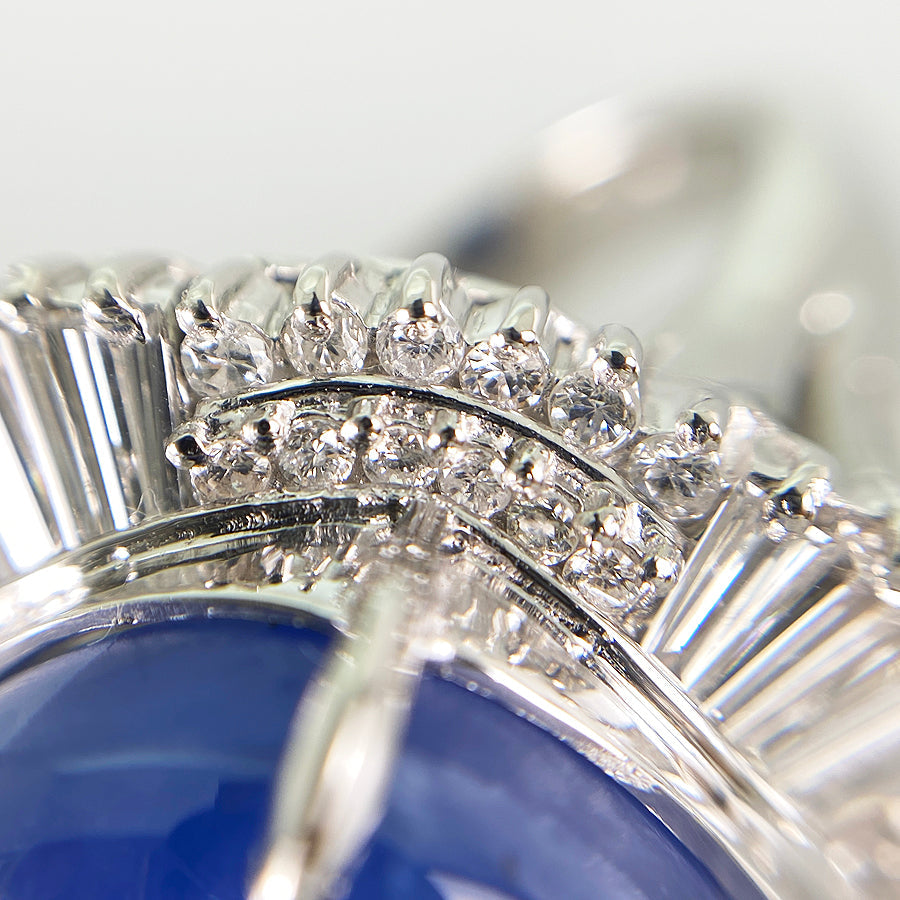 Ring Platinum Star Sapphire