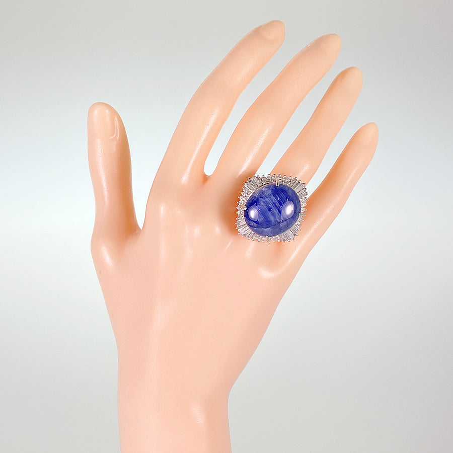 Ring Platinum Star Sapphire