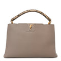 Taurillon Snakeskin Capucines Galet