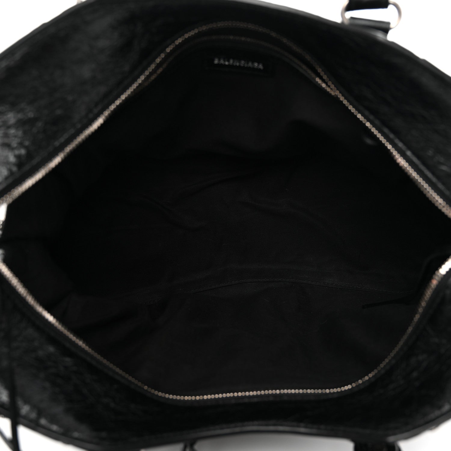 Agneau Arena Crystal Neo Cagole City Handbag Black