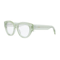 Celine Eyeglasses Cat Eye Full Rim, Transparent Cherry Frame and Clear Demo Lenses Lens CL50132I081
